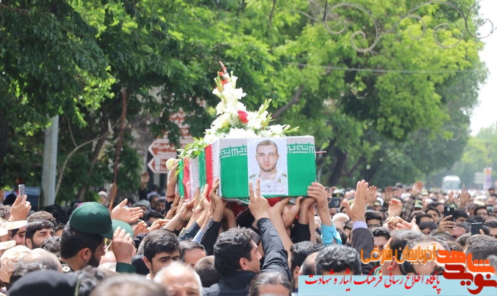 برگزاری مراسم چهلم شهید «حامد محمدی» در تبریز