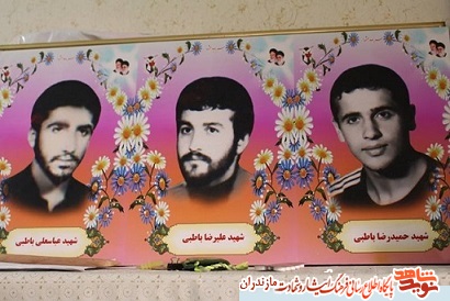 مادر شهيدان «باطنى» به فرزندان شهيدش پيوست مادر شهيدان «باطنى» به فرزندان شهيدش پيوست
