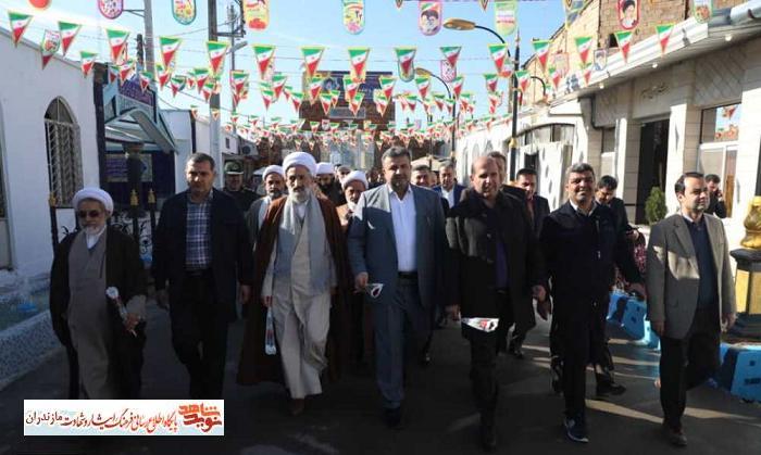 تجديد ميثاق با «شهداى دفاع مقدس» در مازندران تجديد ميثاق با «شهداى دفاع مقدس» در مازندران