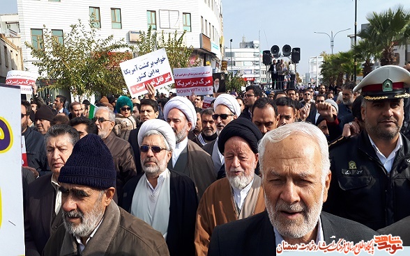 تظاهرات گسترده مردم انقلابی سمنان علیه اغتشاشگران تظاهرات گسترده مردم انقلابی سمنان علیه اغتشاشگران
