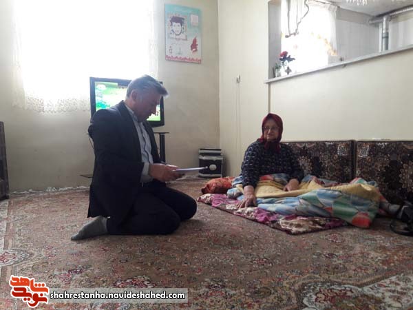 عیادت از مادر شهید عیادت از مادر شهید