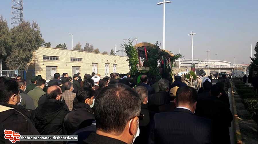 تشییع پیکر مطهر شهید گمنام در شهرفرودگاهی امام خمینی (ره)