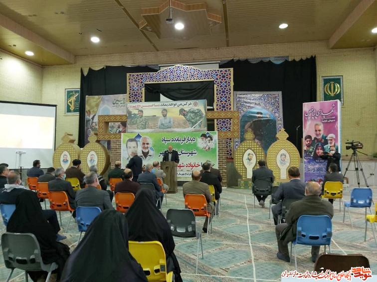 مراسم ياد بود شهيد «برزو آقايى» در جوار شهداى گمنام برگزار شد