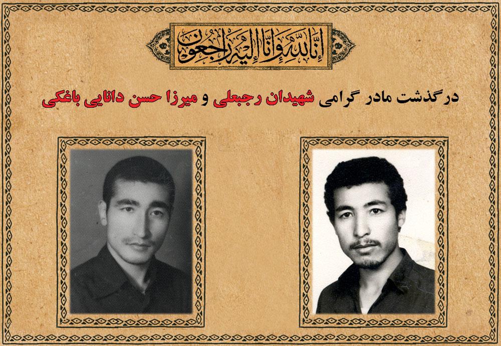 مادر شهیدان دانایی آسمانی شد مادر شهیدان دانایی آسمانی شد