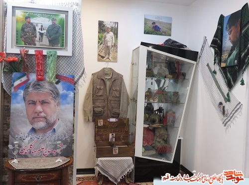 ادای احترام به خانواده شهید علیرضا گلمحمدی