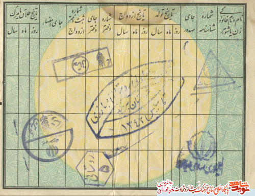 اسناد شهید محمدحسن خوش رفتار اسناد شهید محمدحسن خوش رفتار