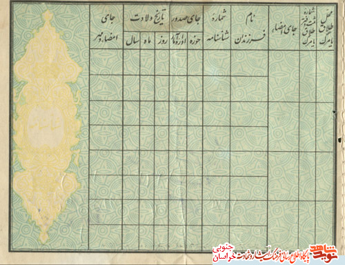 اسناد شهید محمدحسن خوش رفتار اسناد شهید محمدحسن خوش رفتار