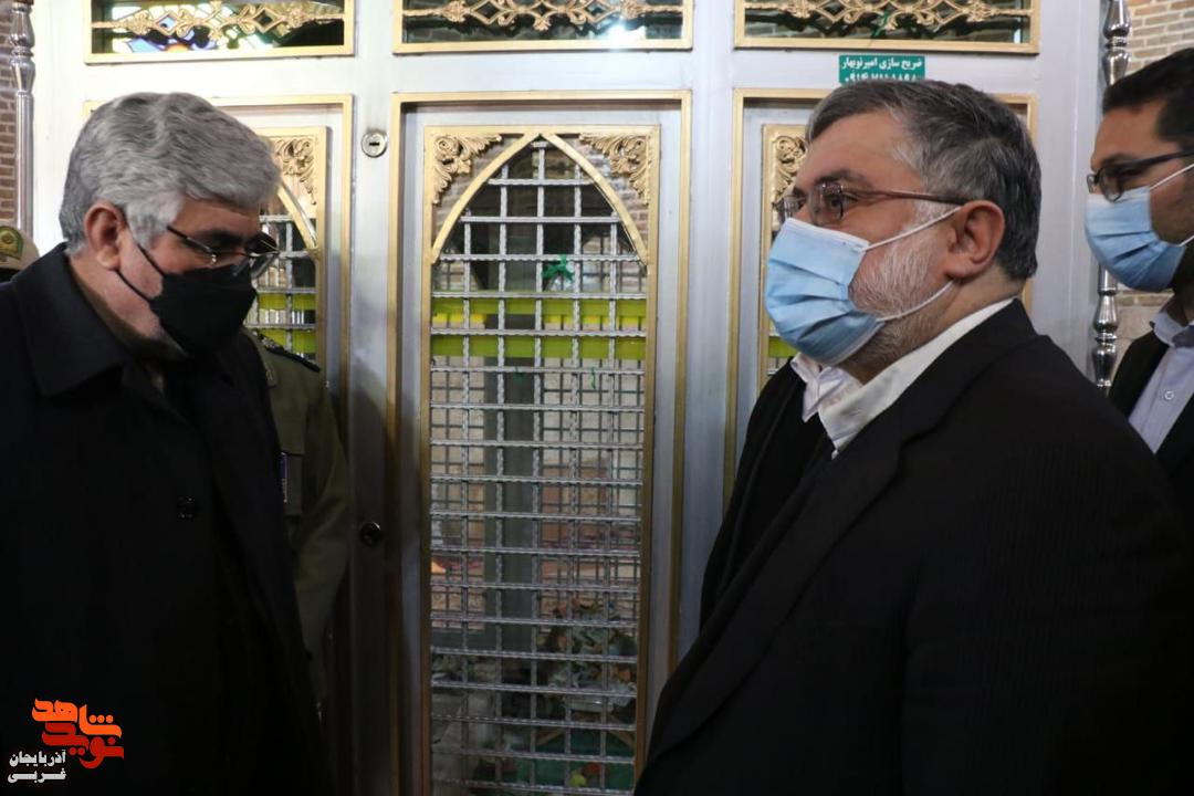 گزارش تصویری/حضور استاندار آذربایجان غربی در گلزار شهدای شهرستان چالدران