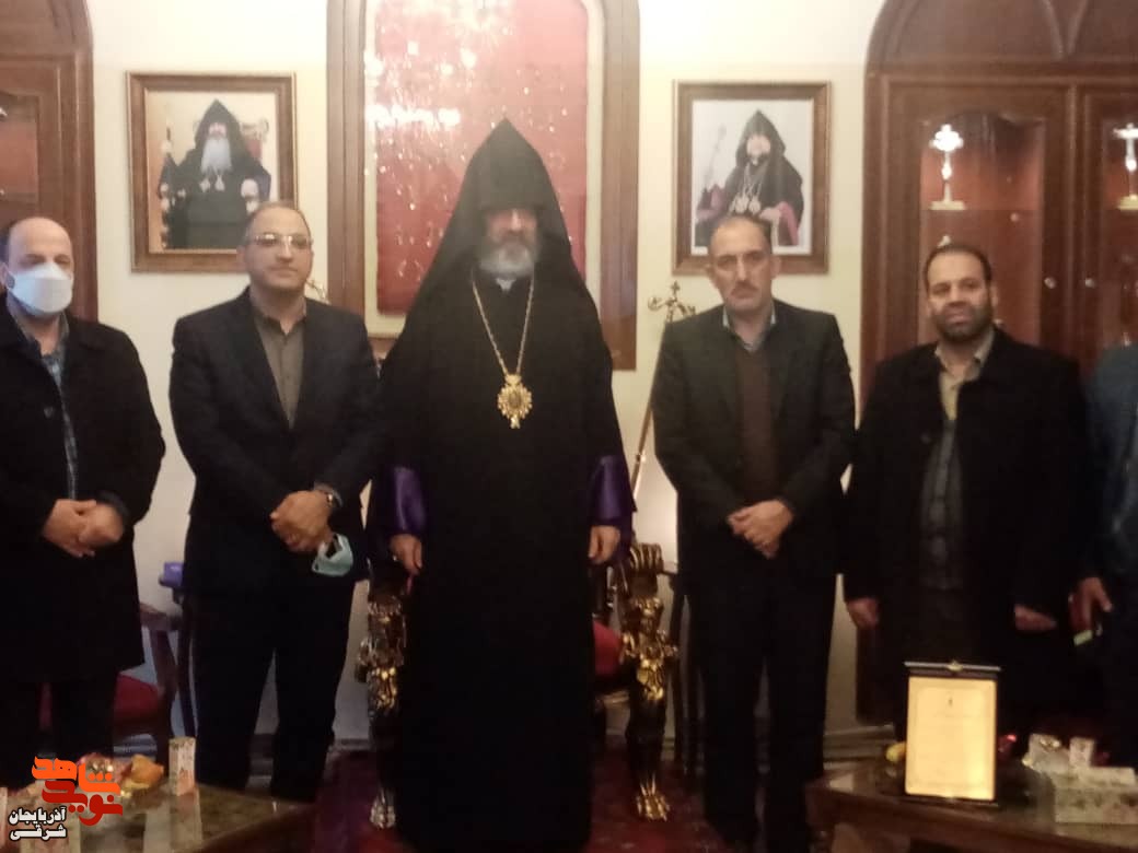 دیدار معاون فرهنگی بنیاد تبریز با هموطنان مسیحی در کنسونگری کل ارامنه