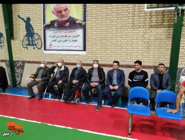 گزارش تصویری | به مناسبت نهم دی و دومین سالگرد شهادت سردار سلیمانی مسابقات والیبال ایثارگران در اردبیل برگزار شد