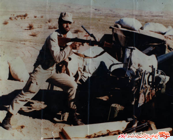 حس وطن دوستي وي را شيدي جبهه كرد حس وطن دوستي وي را شيدي جبهه كرد