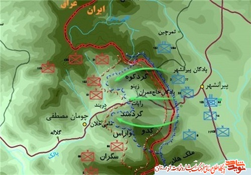 همه شهدا در یک ستون کنار هم خوابیده بودند و چشمانشان باز بود