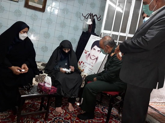 پیکر مطهر شهیدان 