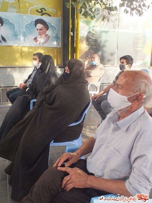 برگزاری مراسم رونمایی نمادین، از تابلو شهید «محمد تقی حیدر زاده» در قم