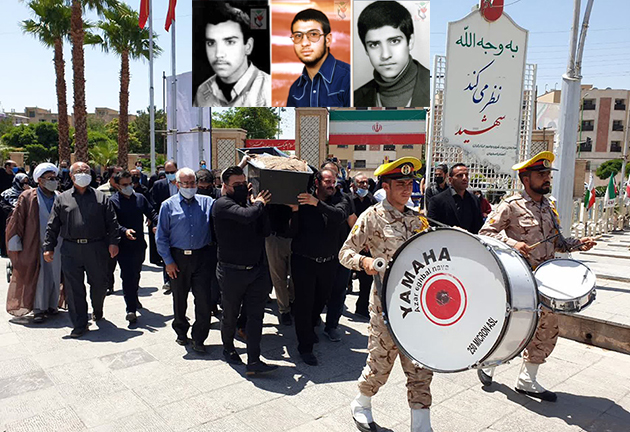مادر سه شهید در گلستان شهدای اصفهان به خاک سپرده شد+ تصاویر