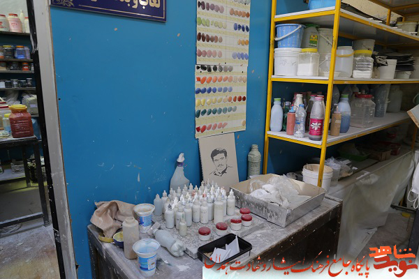 گزارش تصویری| ساخت دیوارنگاره سرامیکی شهدا گزارش تصویری| ساخت دیوارنگاره سرامیکی شهدا