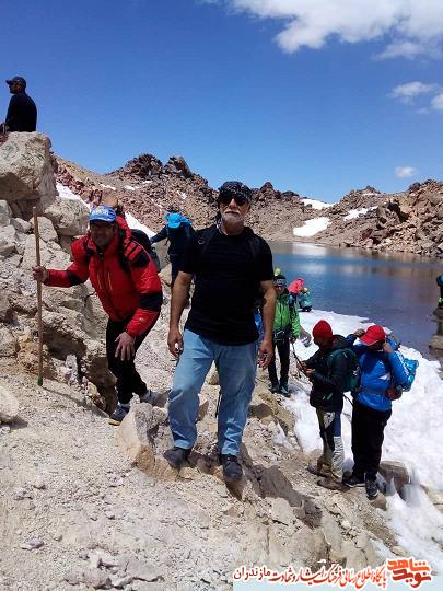 صعود ايثارگران قائمشهرى به قله سبلان صعود ايثارگران قائمشهرى به قله سبلان