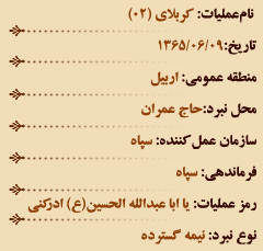 عملیات های هشت سال دفاع مقدس (شهریور ماه)