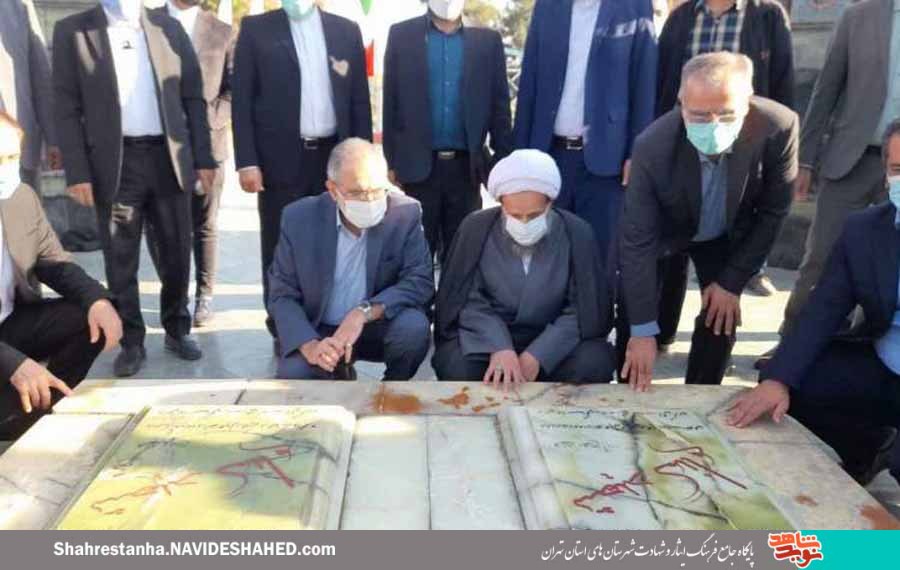 ادای احترام معاون امور مجلس رئیس جمهوری به شهدای شهرستان قرچک