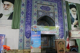 گزارش تصویری/ میز خدمت برای رسیدگی به مشکلات جانبازان در مصلی قائم شهر