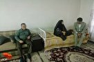 دیدار رئیس بنیاد شهید جیرفت با خانواده شهیدان «امیری، کمالی و سالاری»