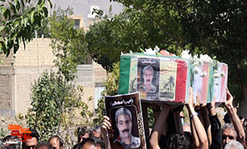 پیکر جانباز شهید «هوشنگ ثابتین» به خاک سپرده شد