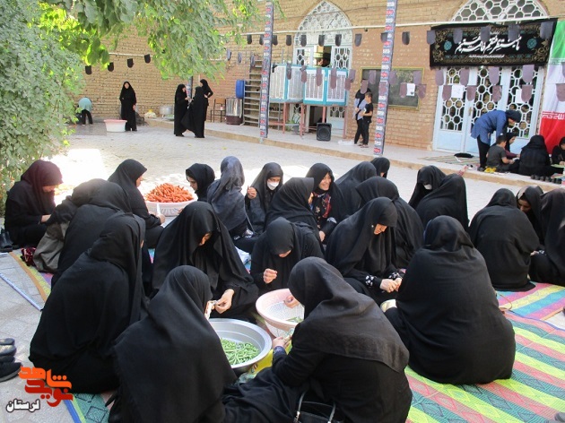گزارش تصویری/ اجرای طرح «رفیق شهید من» در موکب صاحب الزمان «عج» کوهدشت