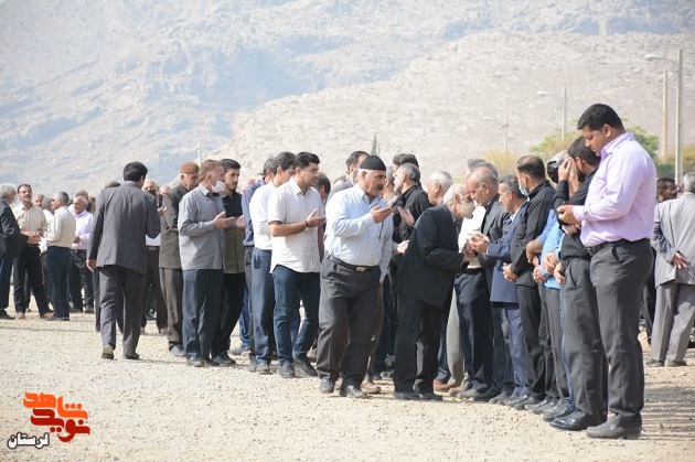 گزارش تصویری/ پیکر شهید «رضا خانی چگنی» در گلزار شهدای خرم آباد آرام گرفت