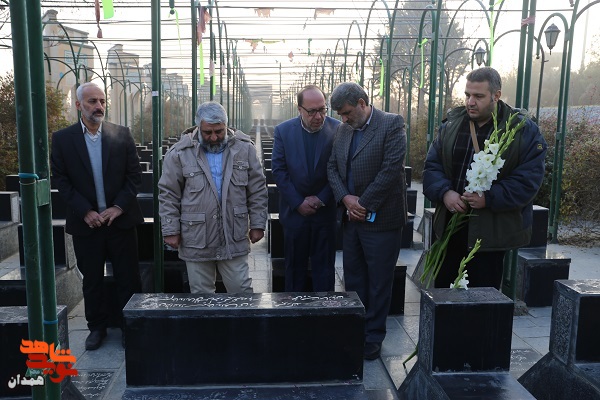 معاون فرهنگی بنیاد شهید به همدان سفر کرد