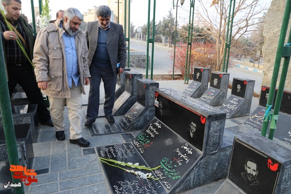 معاون فرهنگی بنیاد شهید به همدان سفر کرد