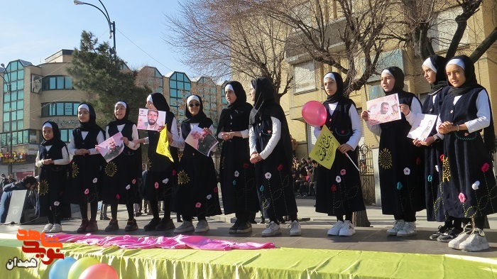 گزارش تصویری| راهپیمایی ۲۲ بهمن در شهر همدان
