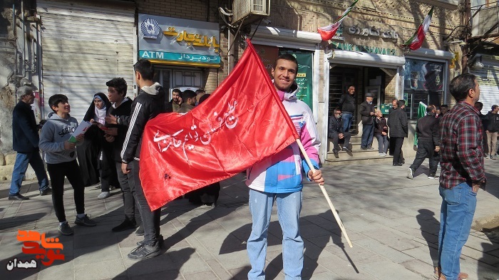گزارش تصویری| راهپیمایی ۲۲ بهمن در شهر همدان