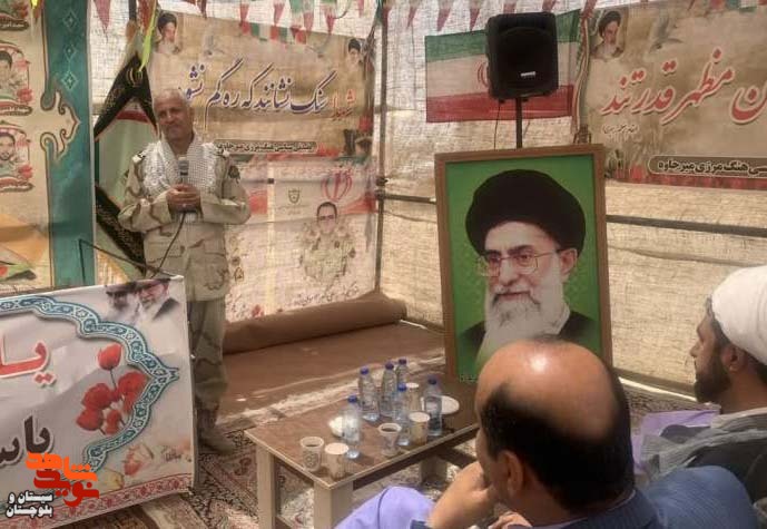 برگزاری یادواره ششمین سالگرد عروج شهدای مرزبانی در شهرستان میرجاوه