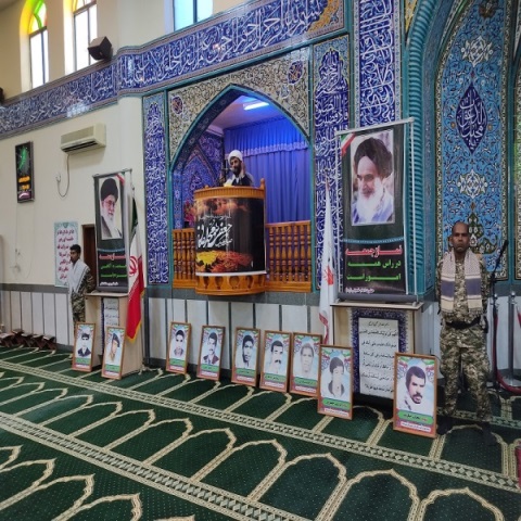 برگزاری مراسم تشییع شهید امنیت «محمدرضا اسدالهی» در شهرستان بندرلنگه