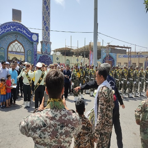 برگزاری مراسم تشییع شهید امنیت «محمدرضا اسدالهی» در شهرستان بندرلنگه
