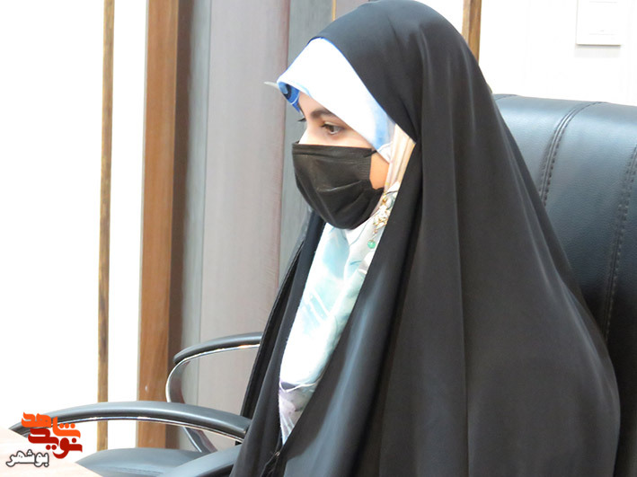 برگزاری مراسم تجلیل روز دختر در اداره کل بنیاد شهیدبوشهر برگزار شد