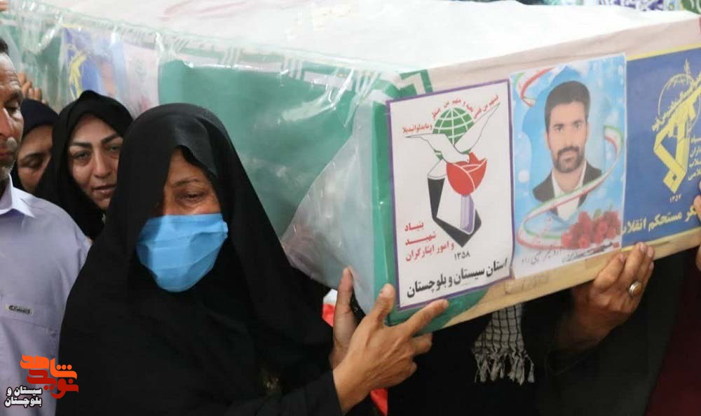 تشییع پیکر شهید«خطیبی» در شهرستان زابل