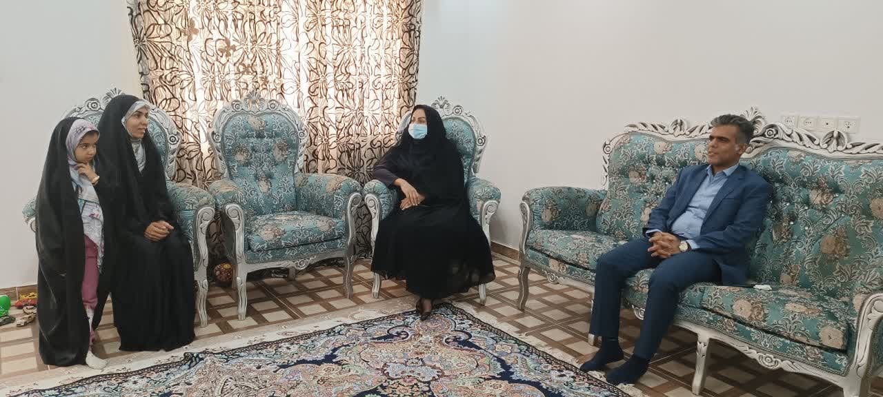 سفر یکروزه مدیرکل بنیاد هرمزگان به شهرستان قشم