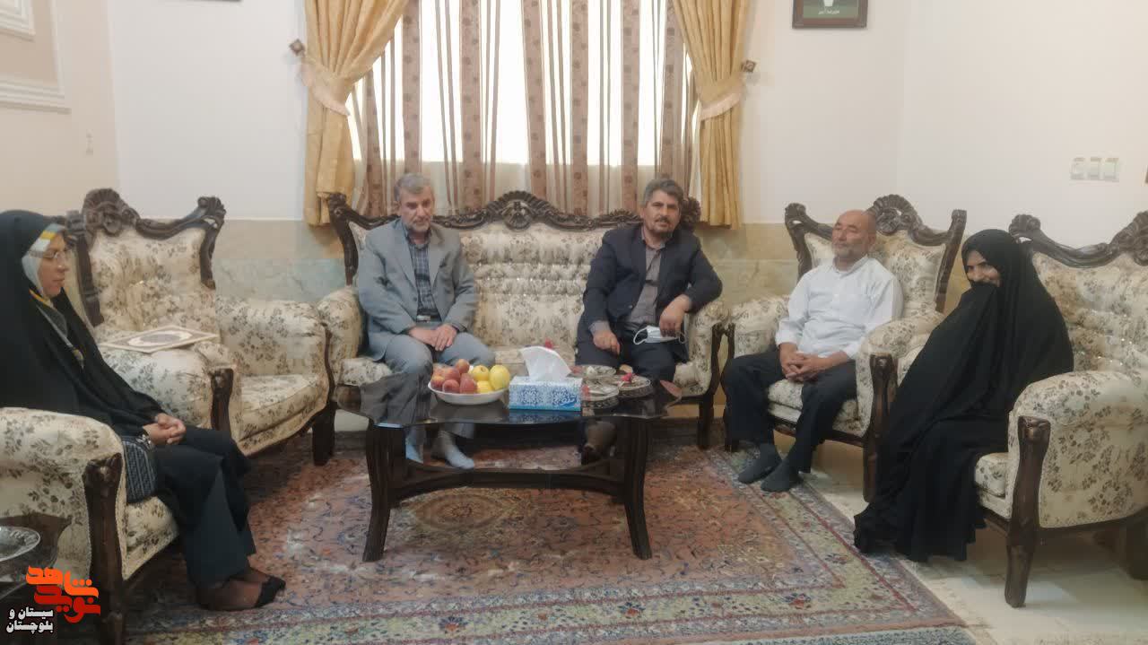 دیدار با خانواده های شهدای حادثه تروریستی مسجد امام علی(ع) زاهدان