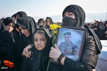 گزارش تصویری/پیکر شهید امنیت«ایوب رومیانی» در رومشکان تشییع شد