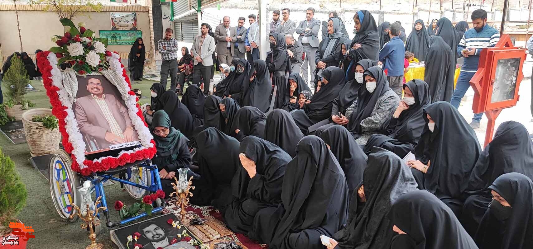 برگزاری مراسم پنجمین سالگرد شهادت جانباز «حسین کیخا» در زاهدان