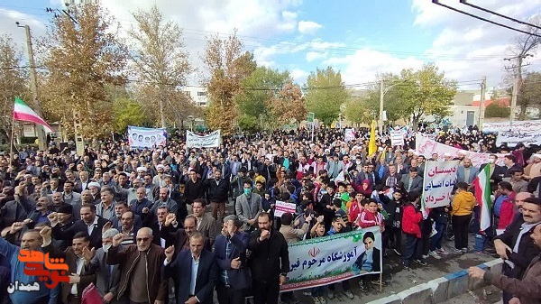گزارش تصویری| خروش شهرستان‌های همدان برعلیه اسرائیل