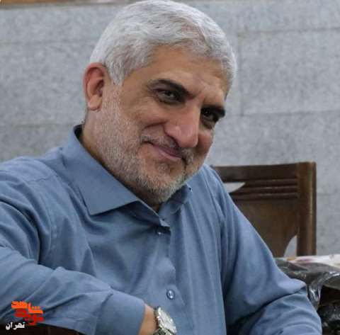 مراسم تشییع پیکر شهید محمد هادی حاج رحیمی در گلزار شهدای بهشت زهرا(س)