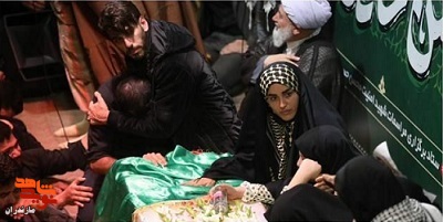 گزارش تصویری/ وداع با پیکر مطهر شهید مدافع امنیت «محسن حسین نیا»