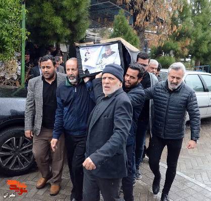 تشییع پیکر مطهر حاج مصطفی شهبازی پدر شهید «علیرضا شهبازی»