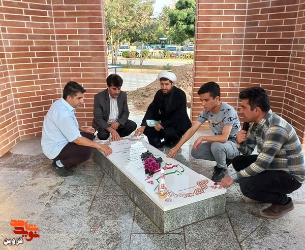 مزار شهید گمنام در الوند غبارروبی شد مزار شهید گمنام در الوند غبارروبی شد