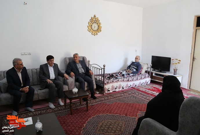دیدار سلمانی با 6 عضو جامعۀ ایثارگری در مرند + تصاویر