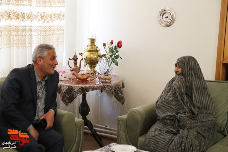 دیدار سلمانی با 6 عضو جامعۀ ایثارگری در مرند + تصاویر
