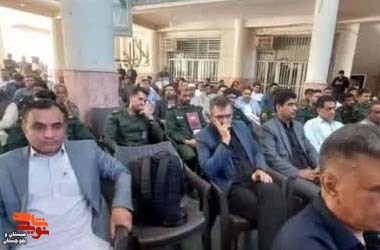 مراسم محوری بزرگداشت شهدای خدمت در شهرستان چابهار