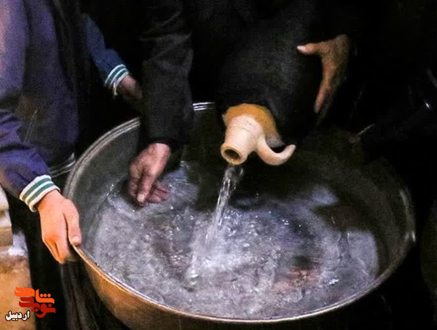 مراسم طشت گذاری در موزه شهدای اردبیل